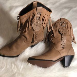 Cowgirl boots by Santa Fe boots co.
